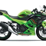 Green Color kawasaki ninja 500cc sportsbike